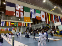 Espoo venue 2020 Otahalli flags